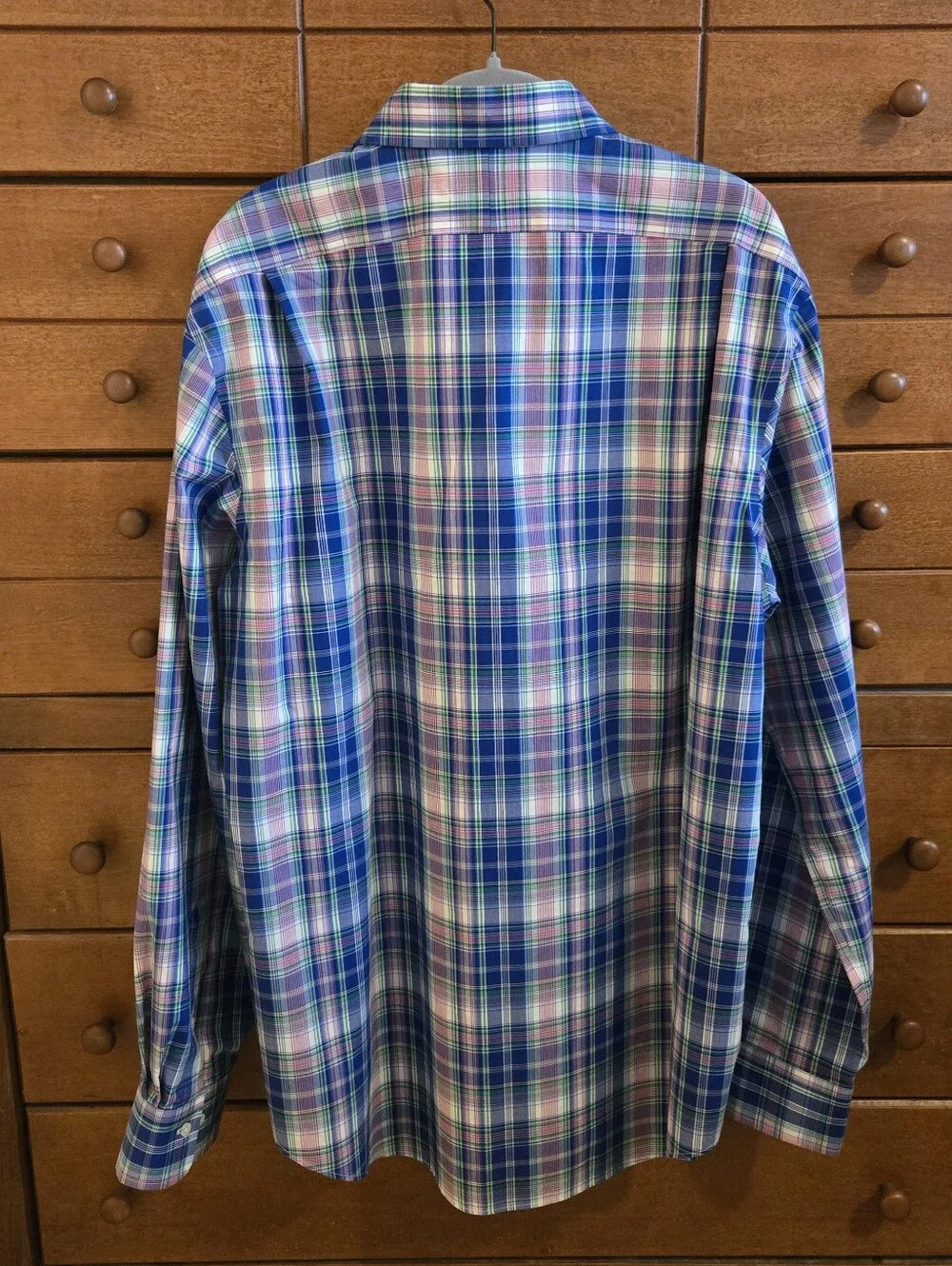 Polo by Ralph Lauren Men’s Blue Plaid Button-Down Shirt Sz XL